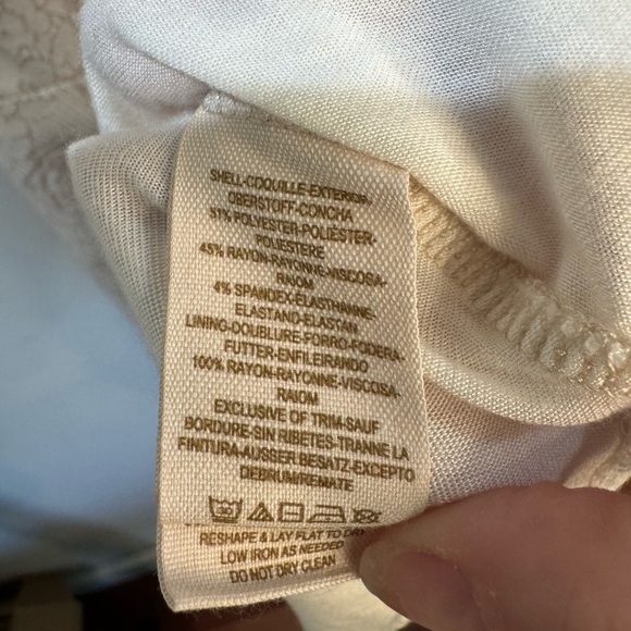 Free People Cream Beaded Floral‎ Dress Sz XS - Picture 6 of 6